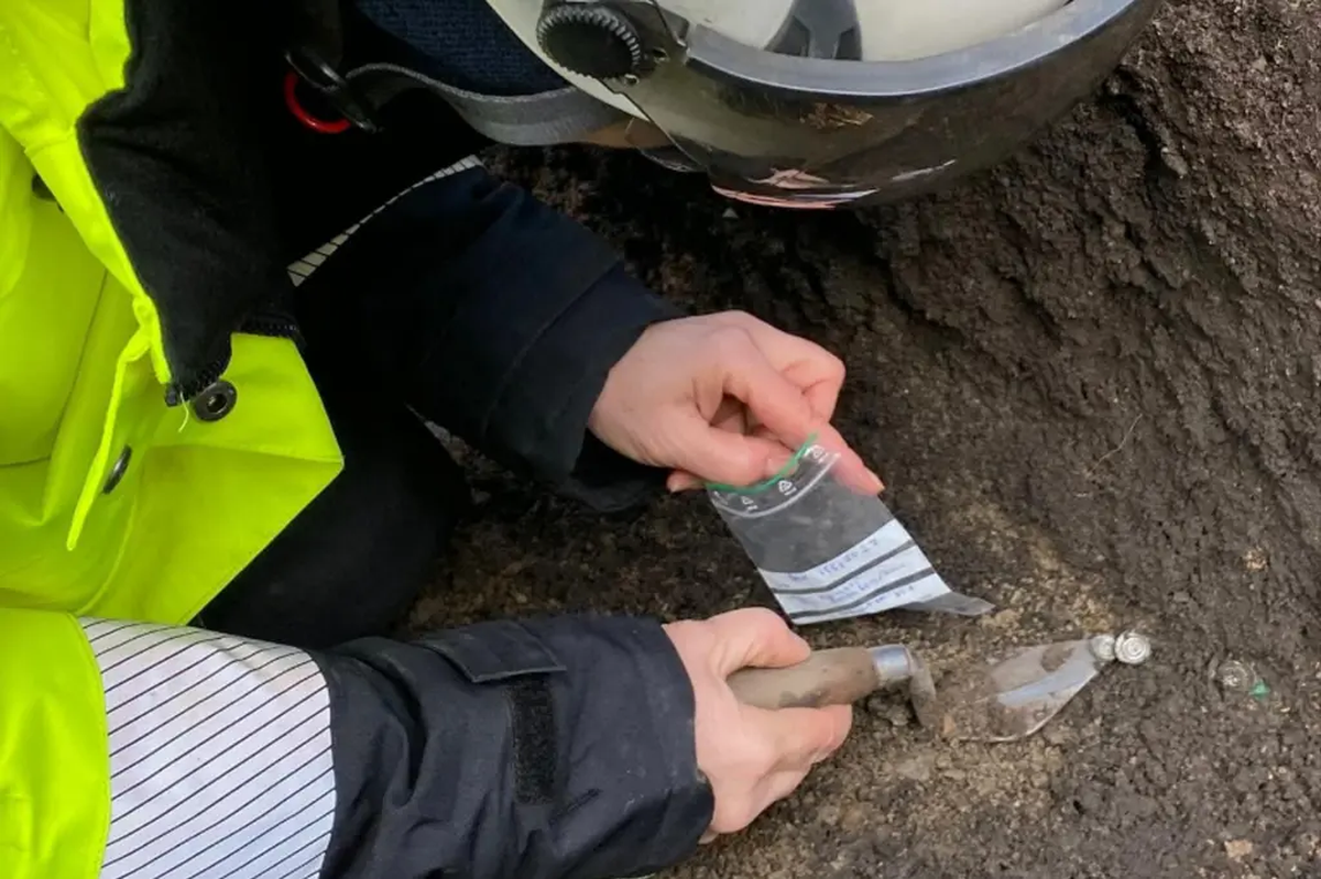 El hallazgo se realizó cuando se trabajaba para remodelar una iglesia. El hallazgo se realizó cuando se trabajaba para remodelar una iglesia.