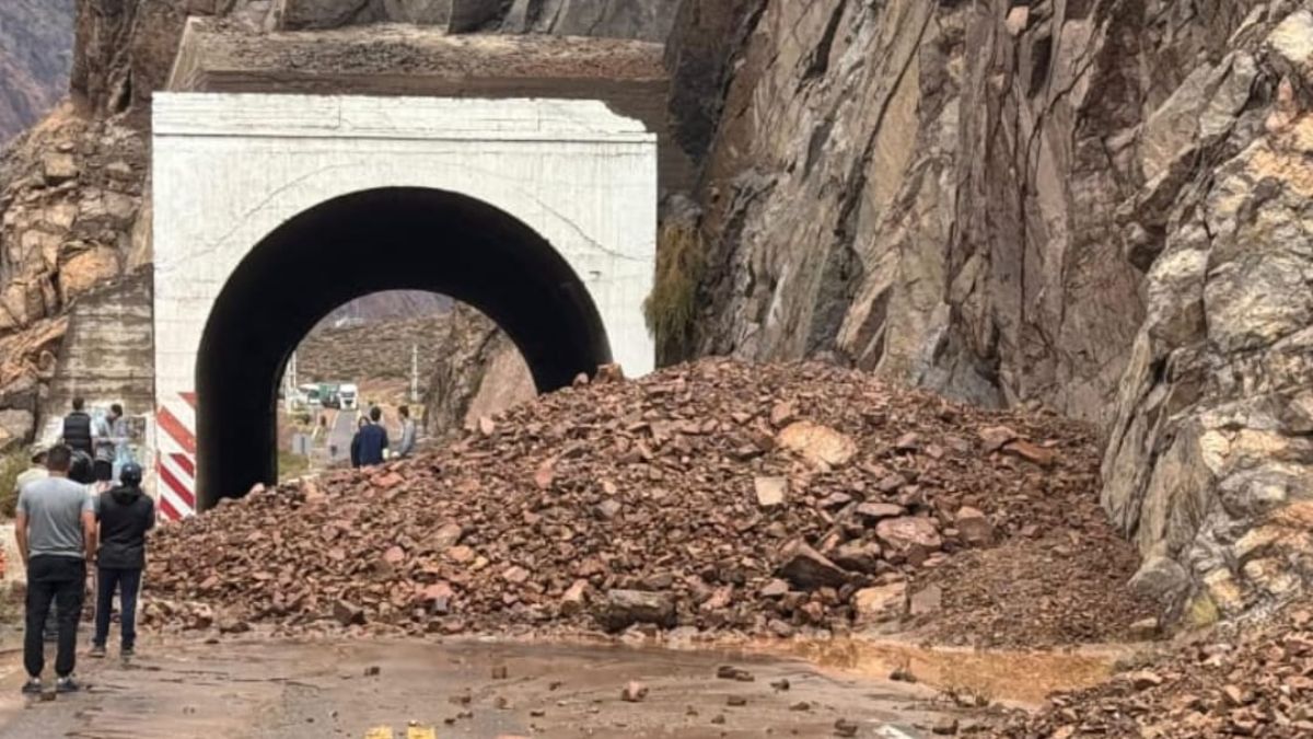 Por tormentas y aludes, cortaron el paso a Chile hasta el jueves