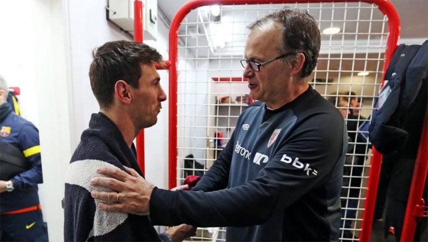 Afirman que Messi pidió que Bielsa sea el DT del Barcelona