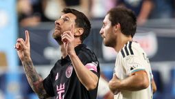 Messi dedicó el gol a su padre.
