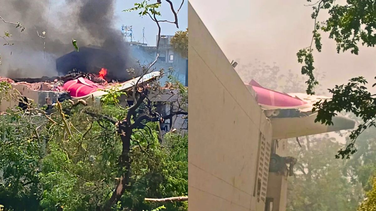 Un avión con 242 personas se estrelló en una zona residencial de la India