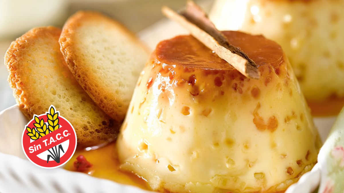 La sencilla receta sin TACC para hacer un exquisito flan casero. La sencilla receta sin TACC para hacer un exquisito flan casero.