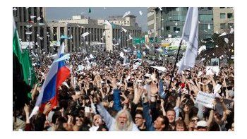 Miles de rusos protestan en Moscú por el bloqueo de Telegram