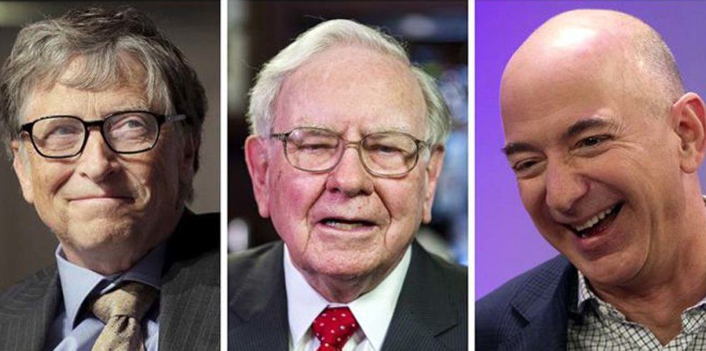 Estos 3 estadounidenses poseen más riqueza que el 50% de la población de su país