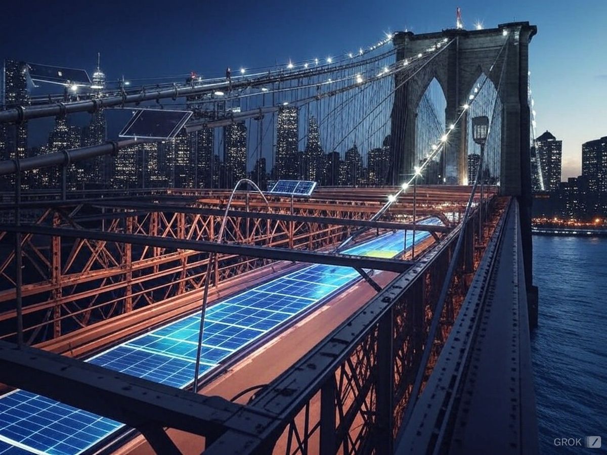 Los paneles solares pueden colaborar a utilizar menos energía aprovechando la renovable, y así iluminar toda La Gran Manzana. Los paneles solares pueden colaborar a utilizar menos energía aprovechando la renovable, y así iluminar toda La Gran Manzana.