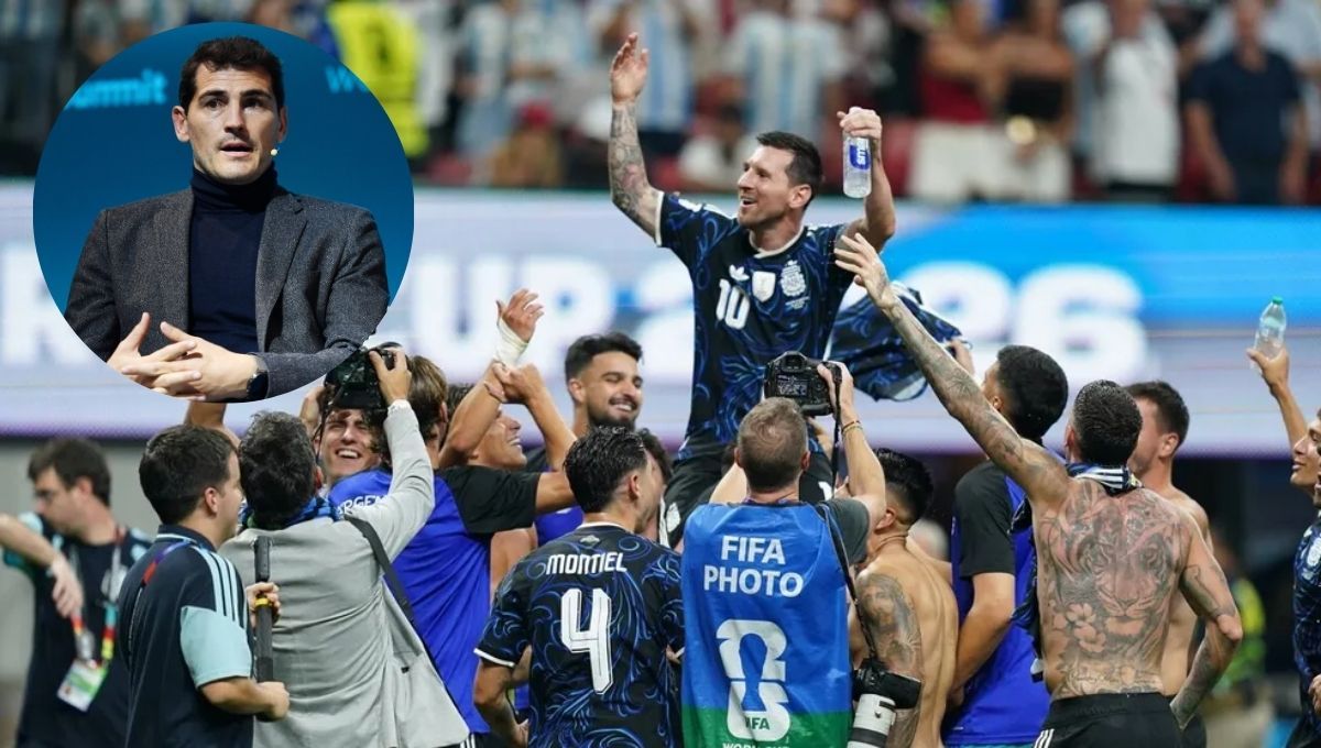 Casillas empieza a calentar la final del Mundial 2026.