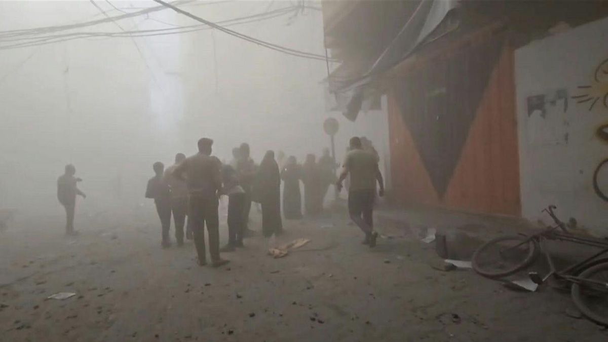 Los pobladores de la Franja de Gaza se quedaron sin sus viviendas y debieron refugiarse en otras zonas de Palestina Los pobladores de la Franja de Gaza se quedaron sin sus viviendas y debieron refugiarse en otras zonas de Palestina