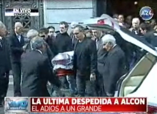 Los restos de Alfredo Alcón descansan en Chacarita