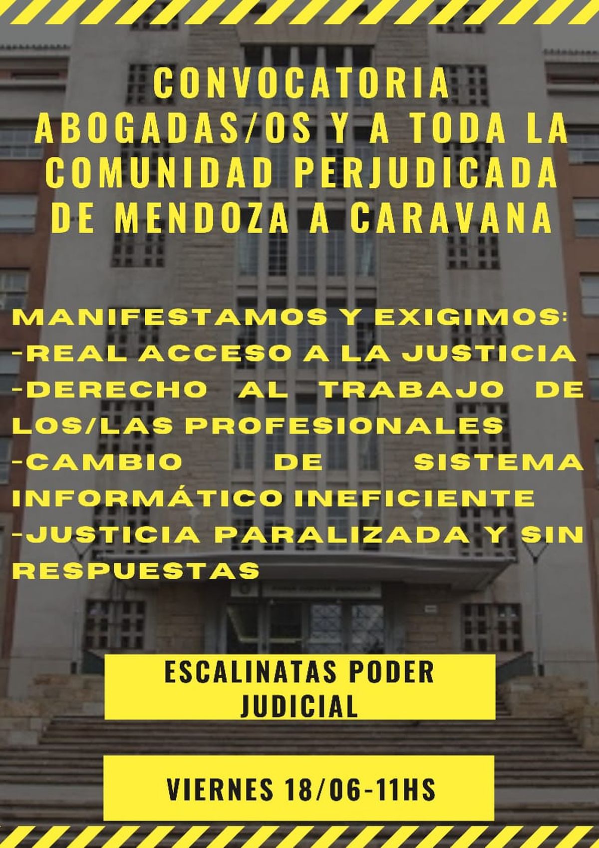 La consigna de los abogados de Familia para marchar en los tribunales.