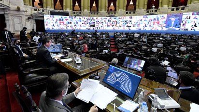 El oficialismo de la Cámara de Diputados pretente tratar el proyecto de ley del Presupuesto 2021 la próxima semana. Foto: NA.