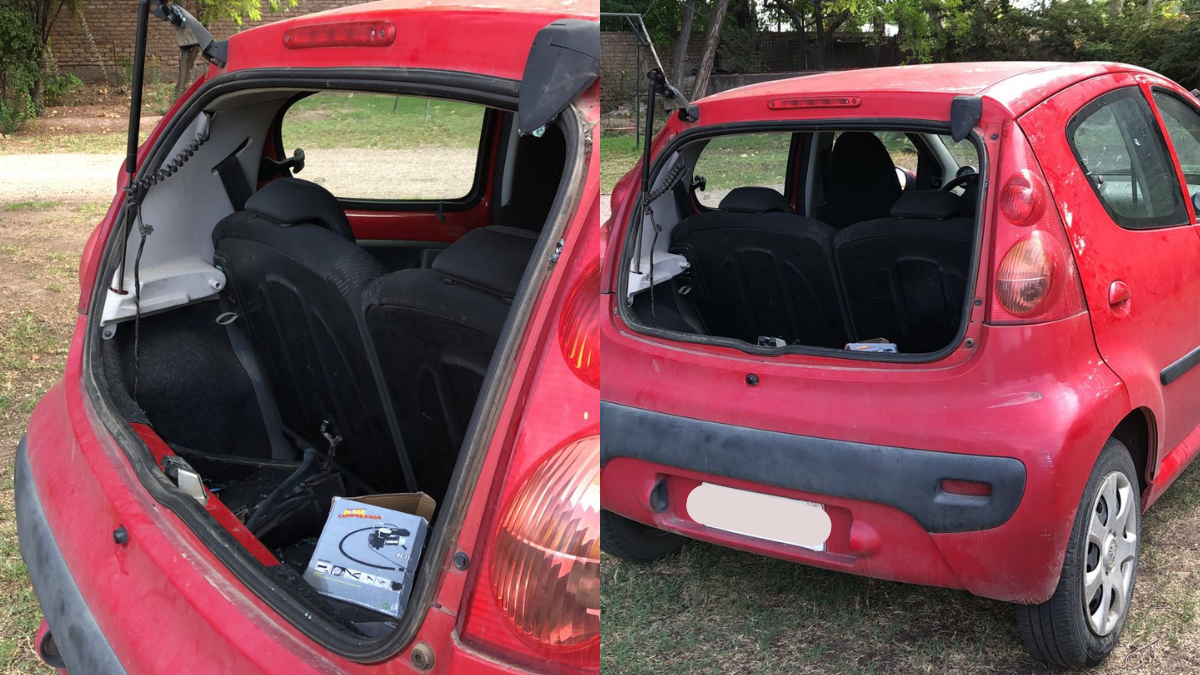 El vehículo del joven de Chile fue estacionado en la calle Antonio Bravo de Ciudad, a más de 30 minutos caminando del Estadio Malvinas Argentinas, donde jugó Godoy Cruz contra el Colo Colo.