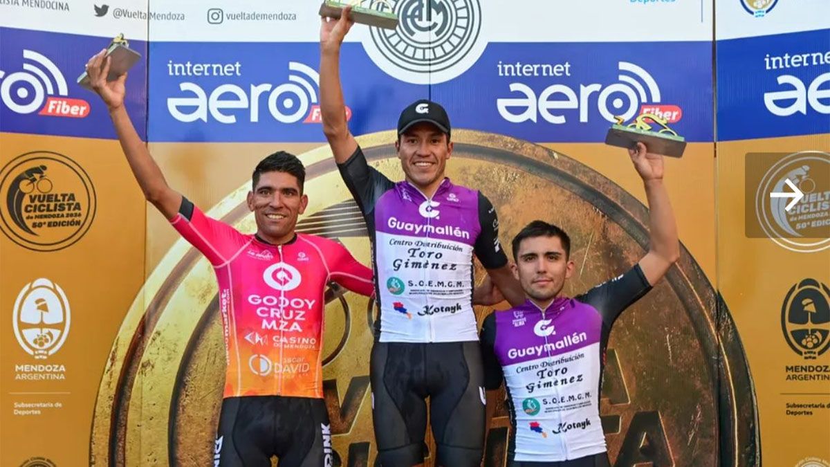 Vuelta de Mendoza 2026: el peruano Royner Navarro se quedó con la primera etapa