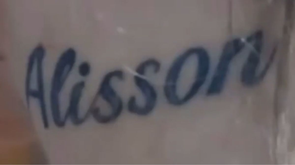 Uno de los tatuajes que le hicieron a la v&iacute;ctima del secuestro.