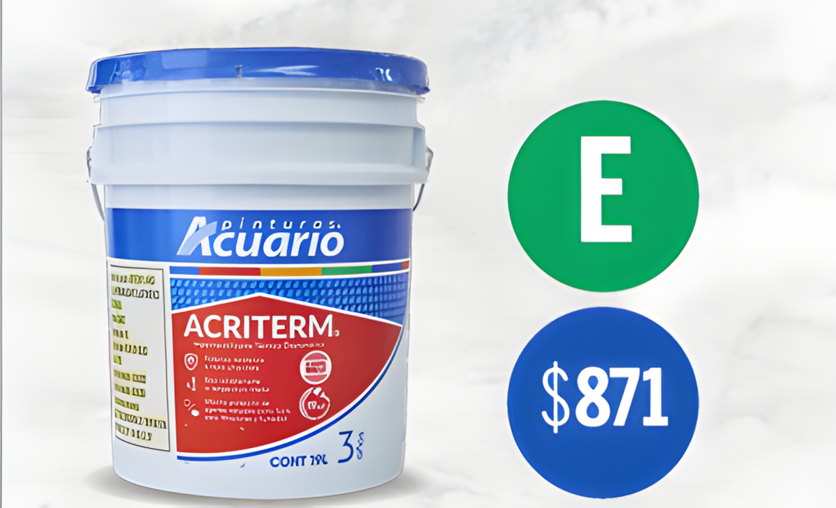 Despídete de la humedad gracias al impermeabilizante Acuario Acriterm blanco. Despídete de la humedad gracias al impermeabilizante Acuario Acriterm blanco.