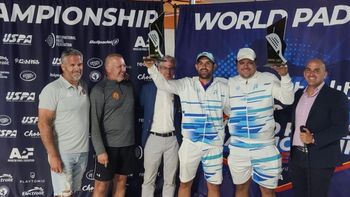 Germán Buenanueva, campeón mundial de pádel en Las Vegas