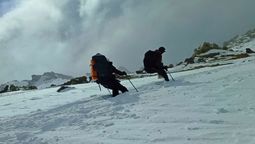 Dos extranjeros fueron rescatados por la Patrulla de Rescate en el Aconcagua.