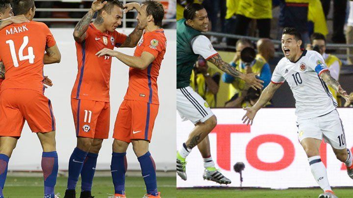 Chile y Colombia se enfrentan por un lugar en la final