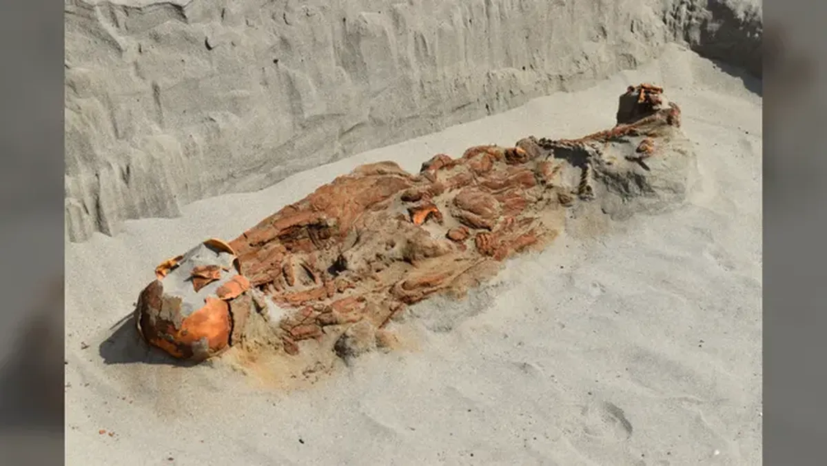 Las tumbas descubiertas en Perú tenían características únicas. Las tumbas descubiertas en Perú tenían características únicas.