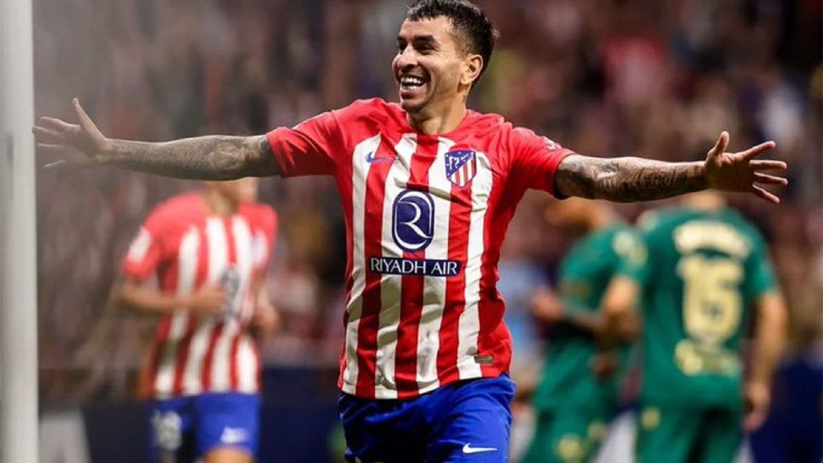 Ángel Correa marcó el gol del empate del Atlético de Madrid ante el Real en el clásico