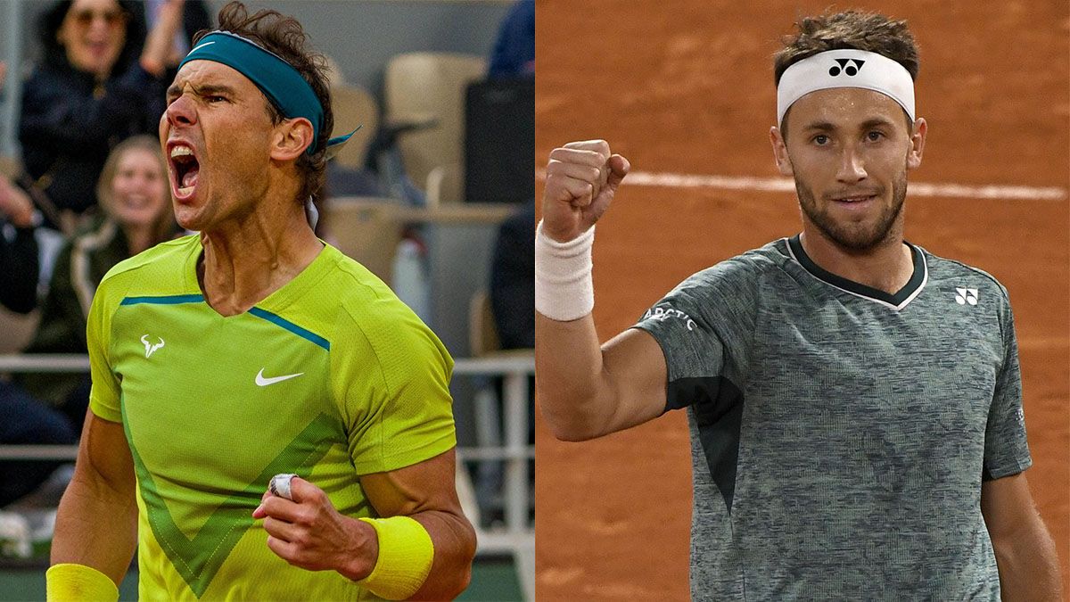 Rafael Nadal y Casper Ruud estarán frente a frente.