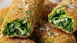 La receta de bastones de espinaca es especial para las personas que buscan una dieta para adelgazar y bajar de peso.