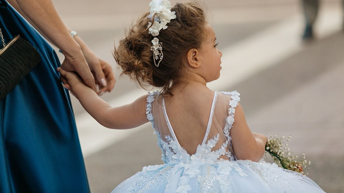 Francesca, hija de los novios.