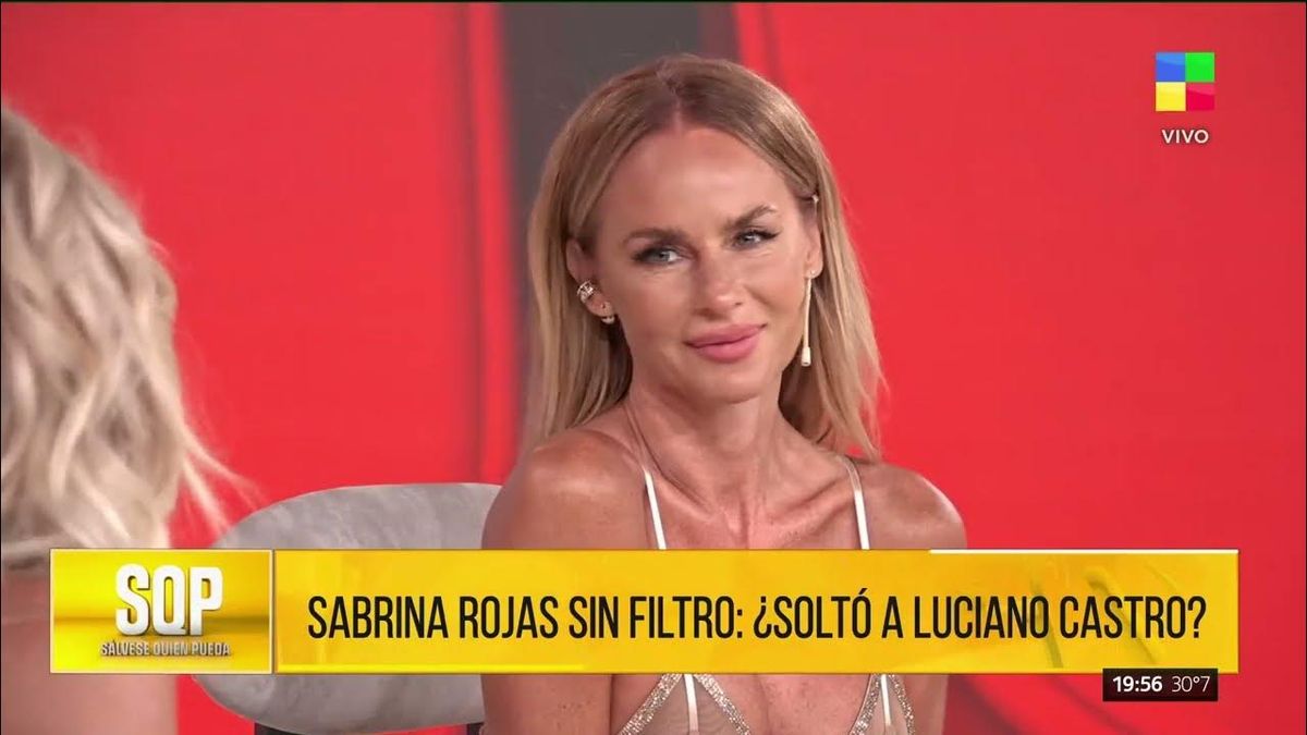 Sabrina Rojas reveló los momentos más duros en su matrimonio con Luciano Castro.