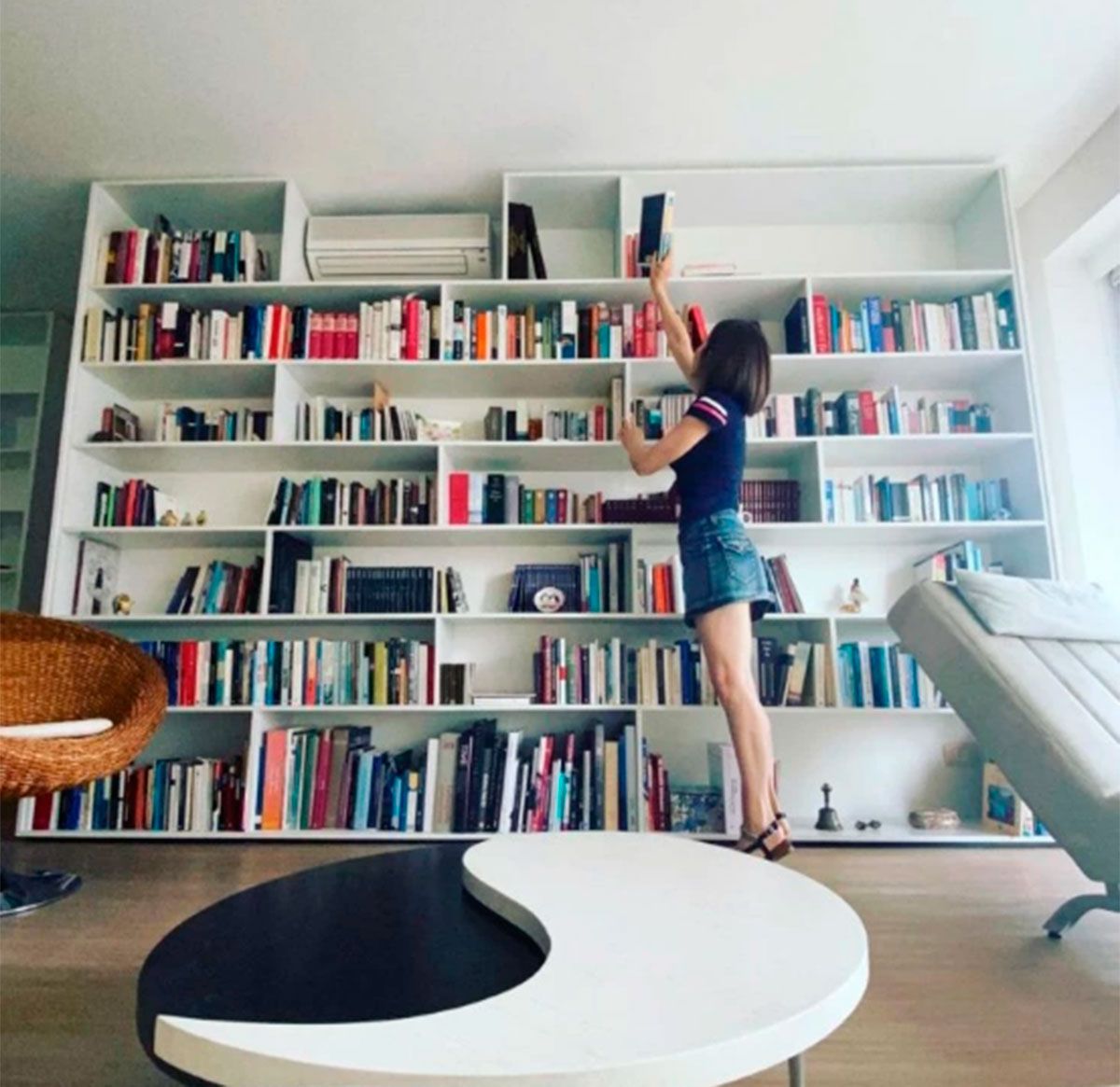 La biblioteca es el espacio m&aacute;s amado de Cristina P&eacute;rez.