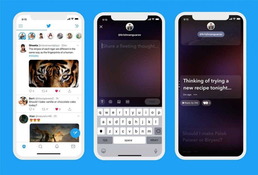 Con Fleets, Twitter ingresa a la movida de las historias en redes sociales.