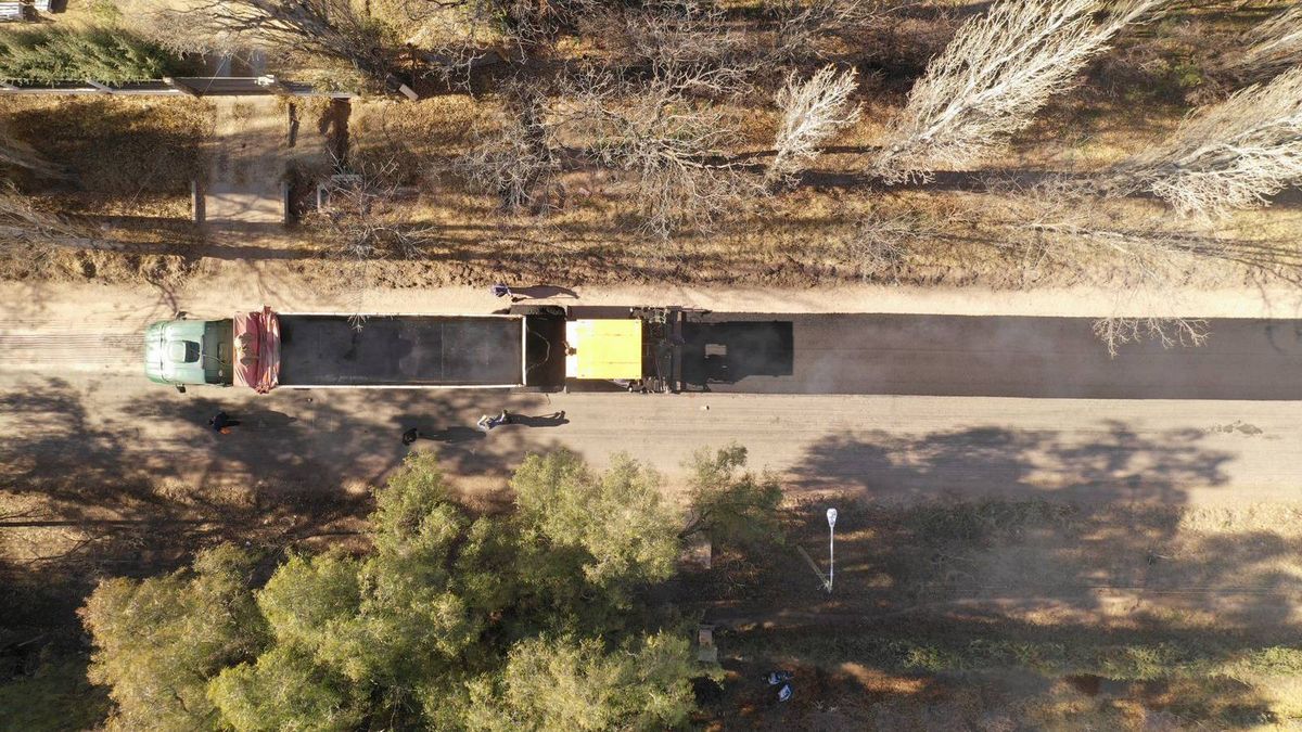 Calle Bentos en San Rafael, donde Vialidad provincial ya ha realizado trabajos de repavimentación. Calle Bentos en San Rafael, donde Vialidad provincial ya ha realizado trabajos de repavimentación.