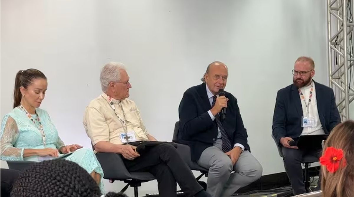 Manzano abogó con el cardenal Steiner y Emilce Cuda por el diálogo socioambiental en la COP30, organizada por Naciones Unidas