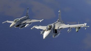 El avión F-39 Gripen brasileño enfrentará al F-16 de Chile y al F-35 de Estados Unidos en Salitre 2026