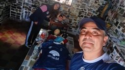 Daniel Quiroga le cumplió a la Difunta Correa luego de que Independiente Rivadavia salió campeón de la Copa Argentina.