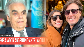El embajador argentino en la ONU Martín García Moritán, tío del marido de Pampita, tiene coronavirus