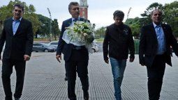 Macri estuvo presente en el homenaje  a los ex combatientes de Malvinas