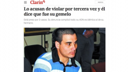 Wagner: el gemelo violador que ya había sido noticia nacional en 2013