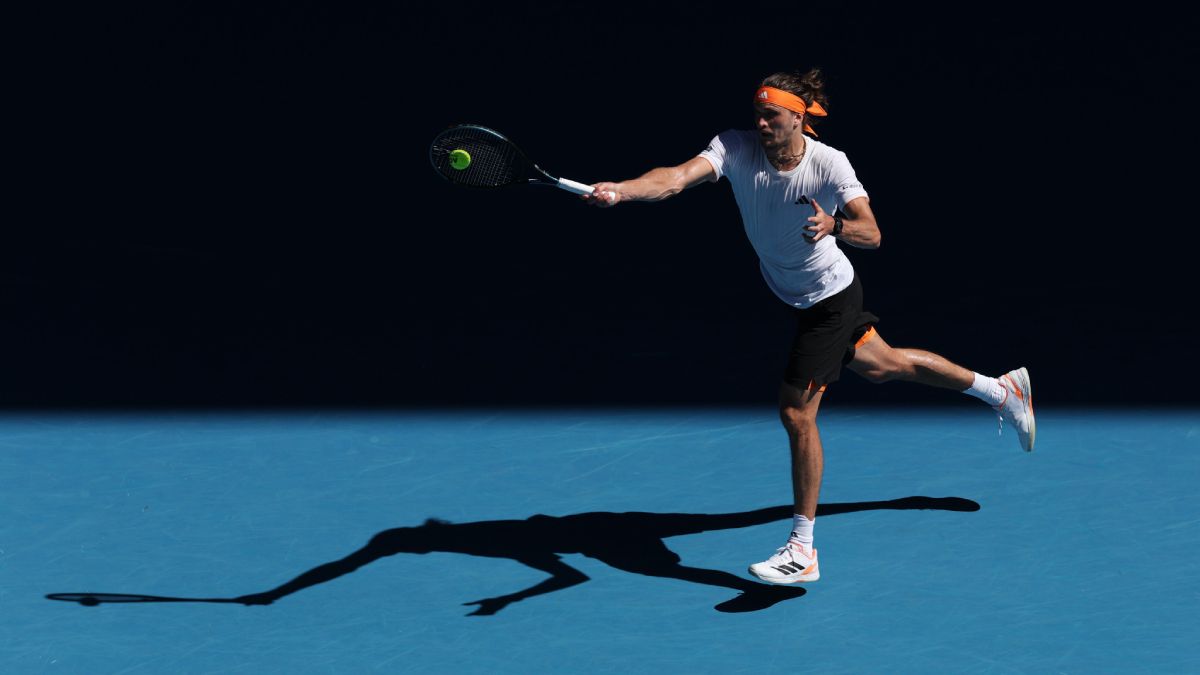 Alexander Zverev, otro top ten que inici&oacute; el primer Grand Slam del a&ntilde;o con triunfo.