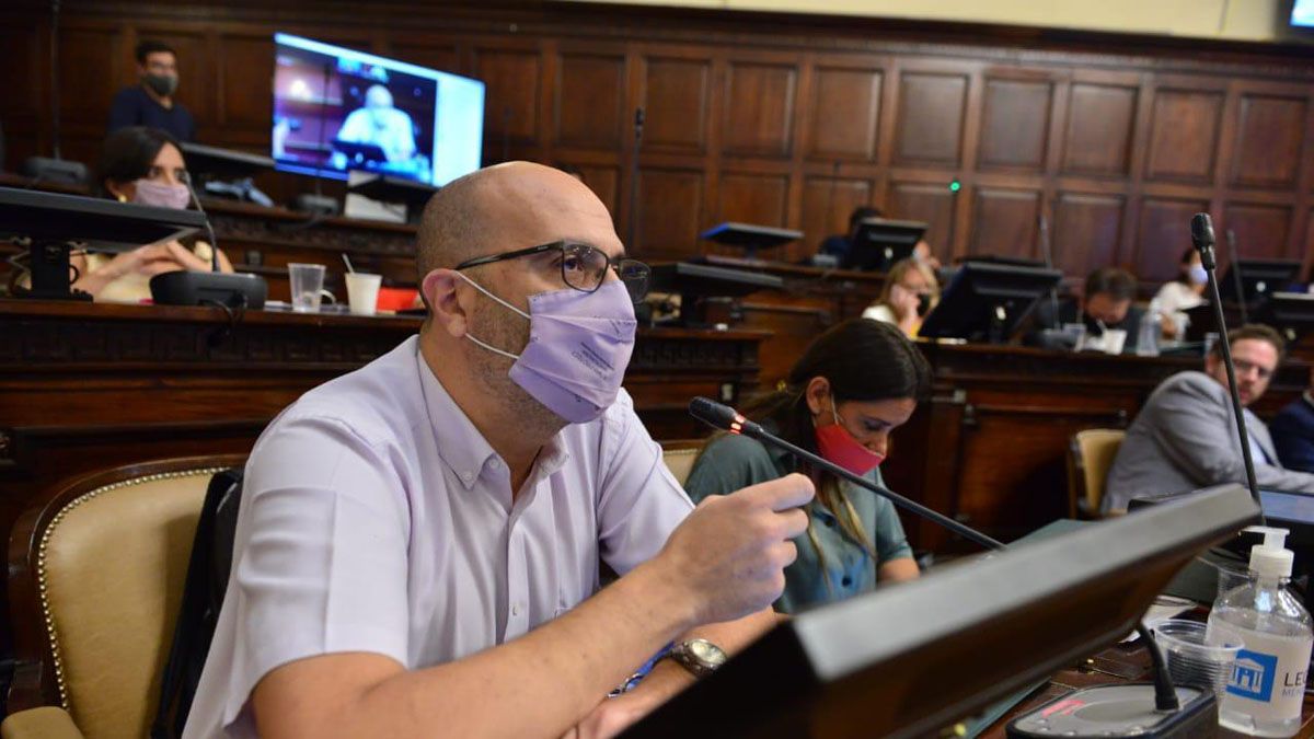 Samuel Barcudi, senador provincial del Frente de Todos.