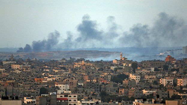 El ejército israelí lanzó una operación terrestre contra Gaza