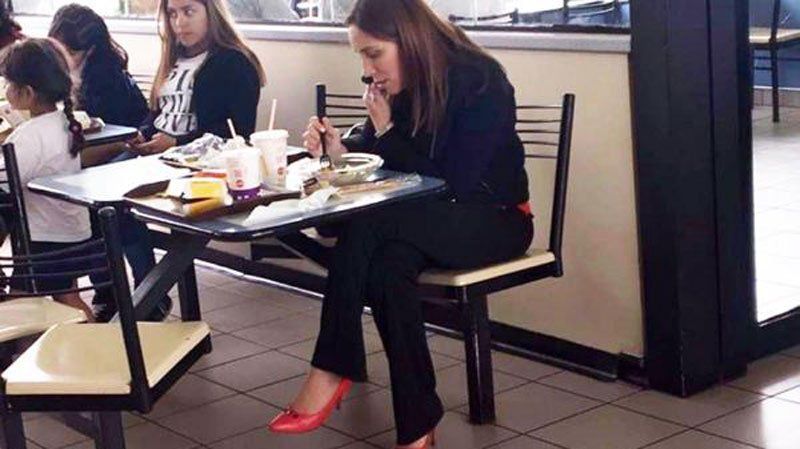La foto de María Eugenia Vidal que trascendió en las redes sociales