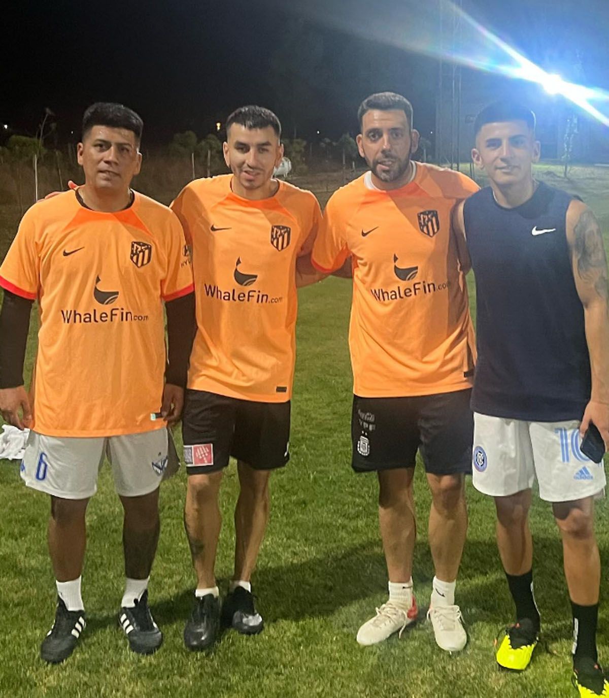 Ángel Correa en Buenos Aires, este miércoles, horas antes de ser convocado