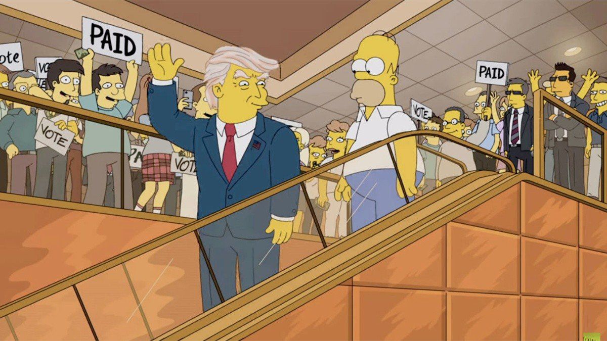 Los Simpson predijeron la presidencia de Donald Trump.