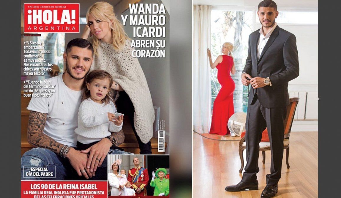 Una foto de Wanda con un estrecho vestido alienta el rumor de un bebé en camino
