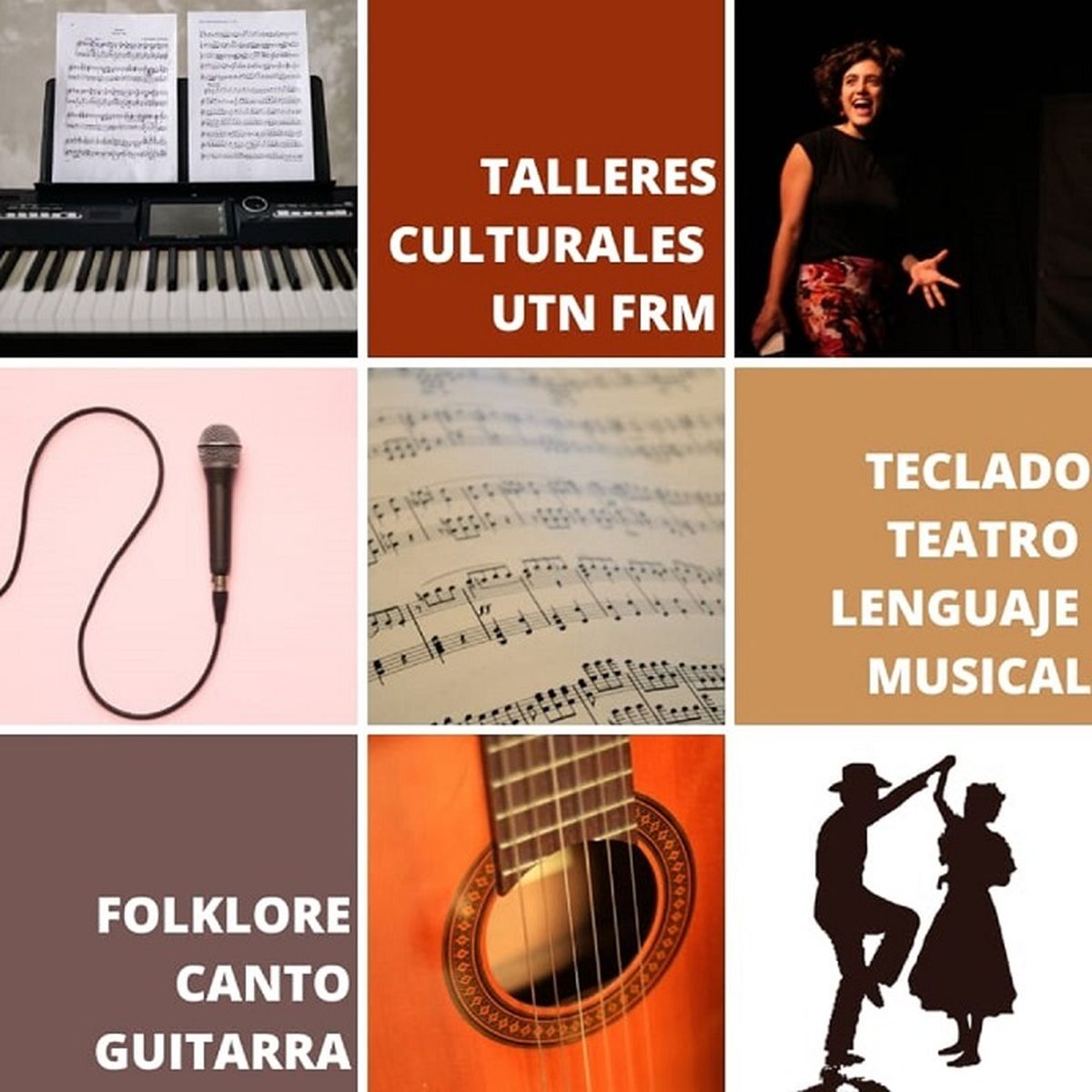 Talleres Culturales dictados en la UTN . Inscripciones abiertas todo el año.