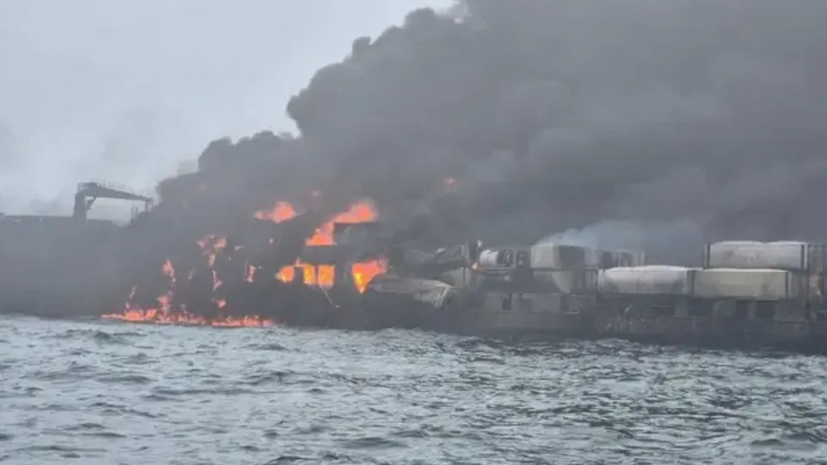Un buque petrolero chocó con un carguero en el Mar del Norte y preocupa un posible daño ambiental