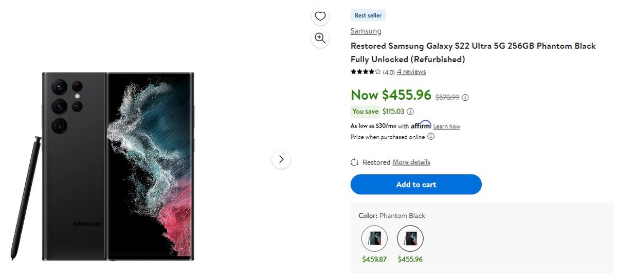 Walmart ofrece un teléfono muy poderoso de Samsung a un precio insuperable. Walmart ofrece un teléfono muy poderoso de Samsung a un precio insuperable.