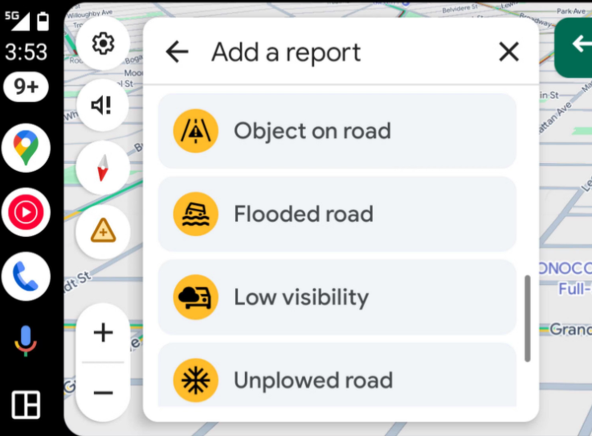 Así se ven los nuevos reportes climáticos de Google Maps. Así se ven los nuevos reportes climáticos de Google Maps.