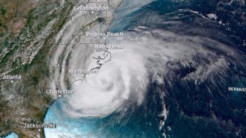 El huracán Florence llegó a la costa este de EE.UU.