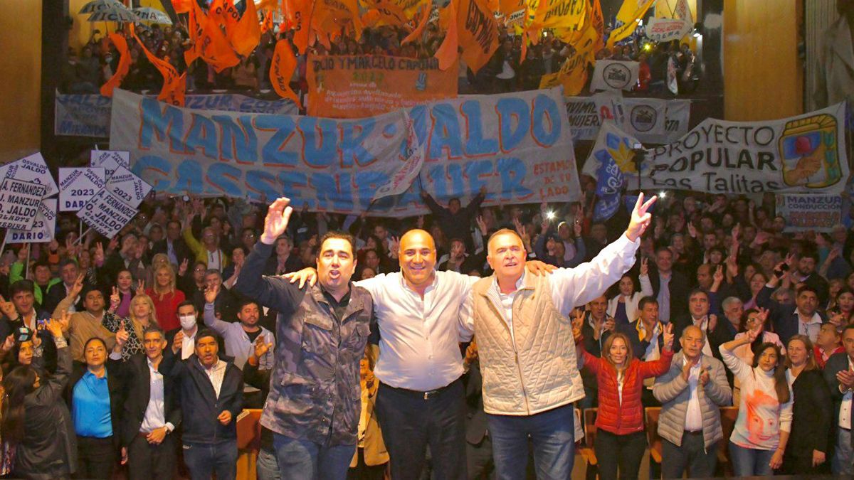 El lunes Juan Manzur estuvo el lunes en Tucumán encabezando los actos peronistas por el Día de la Lealtad.