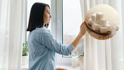 Las cortinas de tu casa pueden ser lavadas con azúcar.